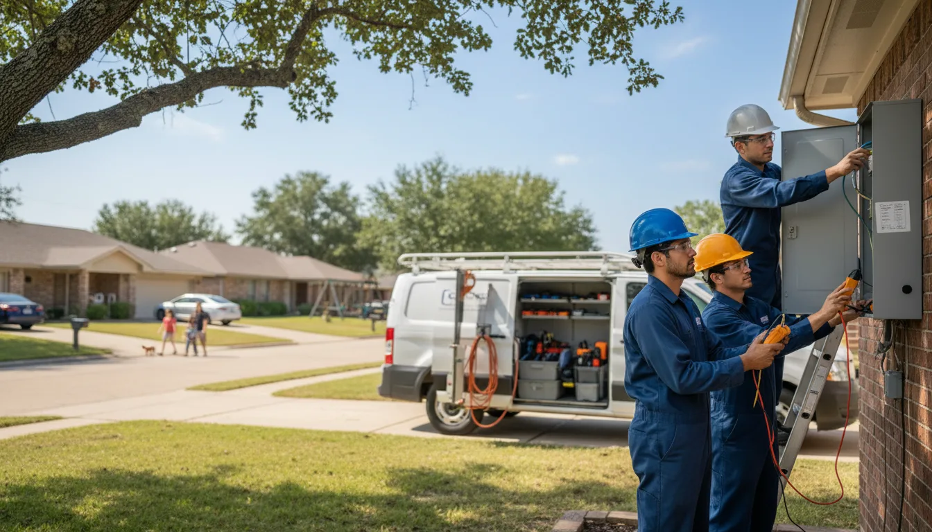 Certified electrician providing emergency electrical services in Aurora, MO